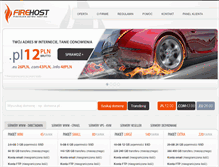 Tablet Screenshot of firehost.pl